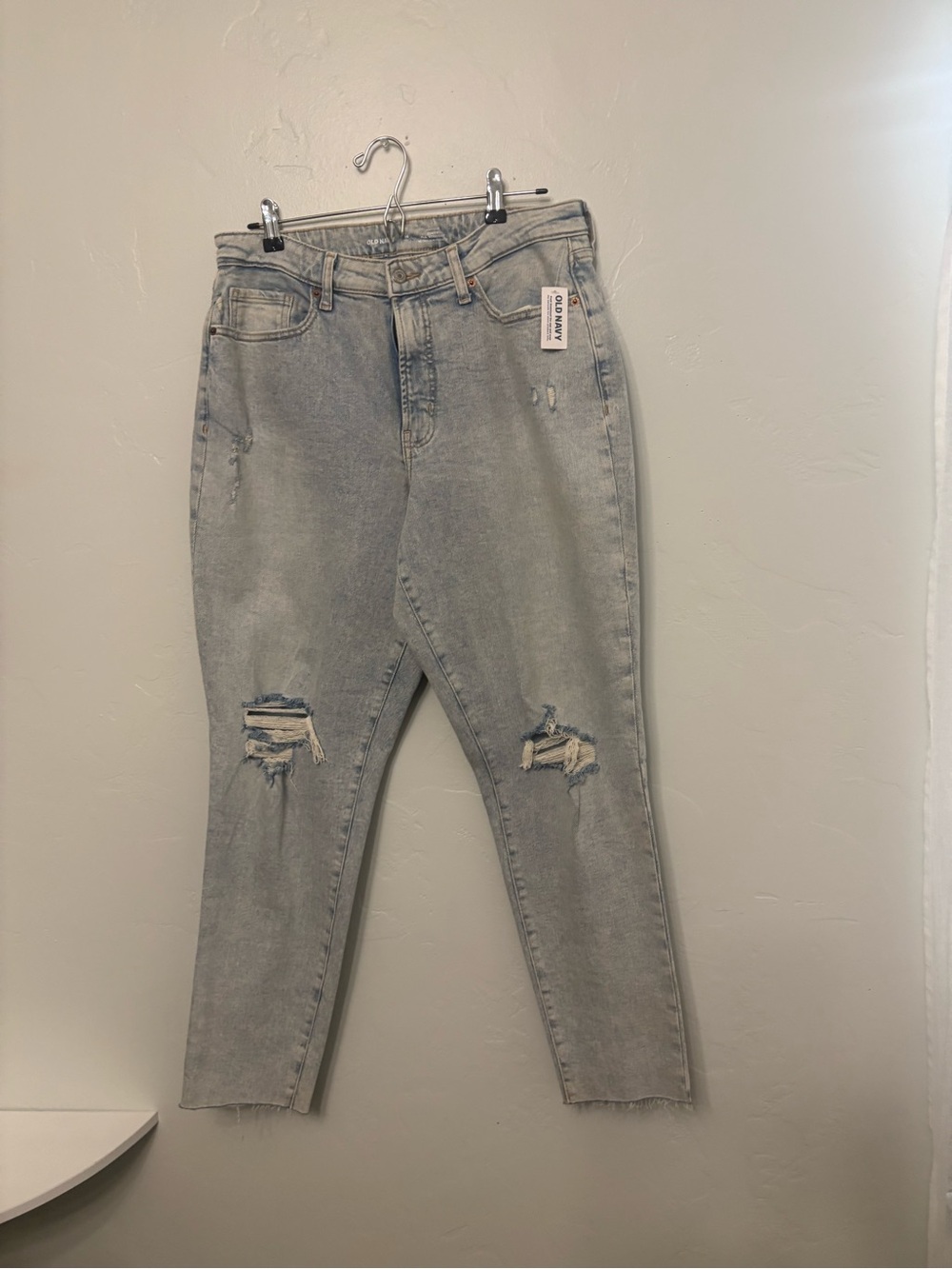 Old Navy Distressed Jeans . Size 14 Tall